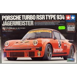 Tamiya 24328 PORSCHE TURBO RSR TYPE 934 JAGERMEISTER skala 1:24 byggest