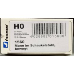 Viessmann HO 1560 Mand i gyngestol, bevger sig