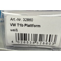 Brekina HO 32860 VW T1b varevogn hvid