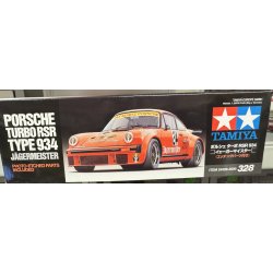 Tamiya 24328 PORSCHE TURBO RSR TYPE 934 JAGERMEISTER skala 1:24 byggest
