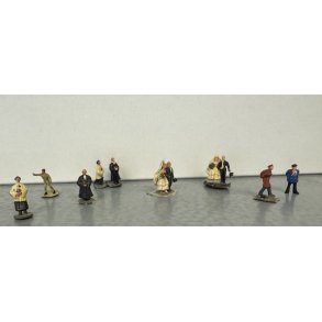 321 Blandet brugt spor N figurst 11 stk.