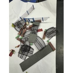 78 Brugt blandet st i HO Hegn Bnk Figurer. Det du ser p billedet er det du kber