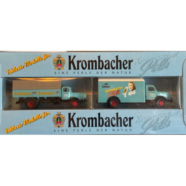 Brekina HO 2585 Mercedes L5000 P/P Krombacher Pils st