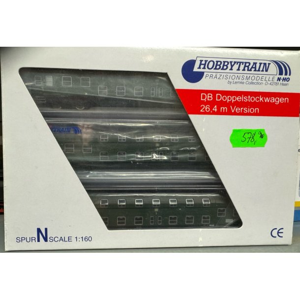 Hobbytrain H220020 spor N DB dobbeltd�kker personvogns�t
