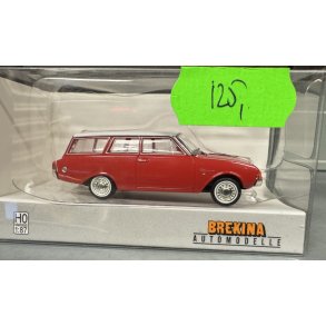 Brekina HO 19476 Ford Tanus P3 stationcar r�d/hvid