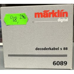 Mrklin 6089 Adapter s 88 Forlnget tilslutningskabel til Dekoder 6088 og 60880. Lngde 200 cm.