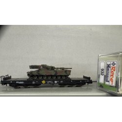 Roco 932 spor N DB svrgodsvogn med kampvogn