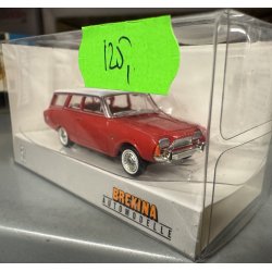 Brekina HO 19476 Ford Tanus P3 stationcar r�d/hvid