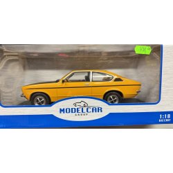 Modelcar Group 18191 Opel kadet C Coupe gul skala 1:18