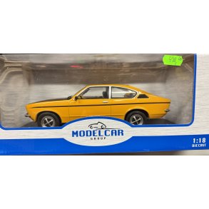 Modelcar Group 18191 Opel kadet C Coupe gul skala 1:18