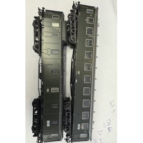 M�rklin Lot 3 DB person 2 kl. Og pakvogn med egernhjul