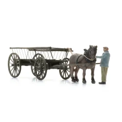 Artitec HO 387.598 stigevogn med figur. Frdig model