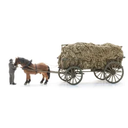 Artitec HO 387.619 stigevogn med belastning + figur. Frdig model